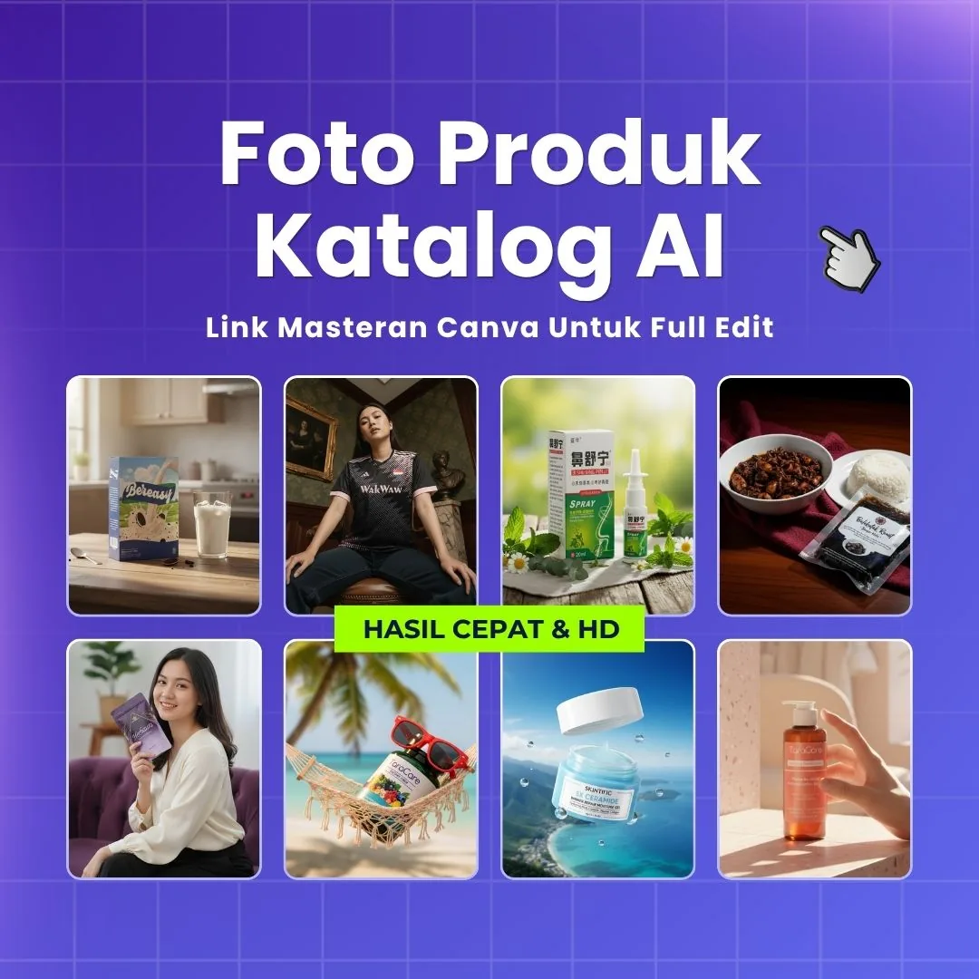 Jasa Foto Produk AI Katalog | Visual Profesional Tanpa Photoshoot Mahal