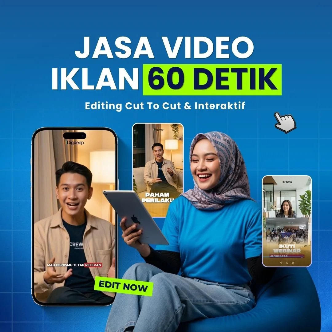 Jasa Pembuatan Video Iklan 1 Menit - Konten Promosi Siap Pakai untuk Ads