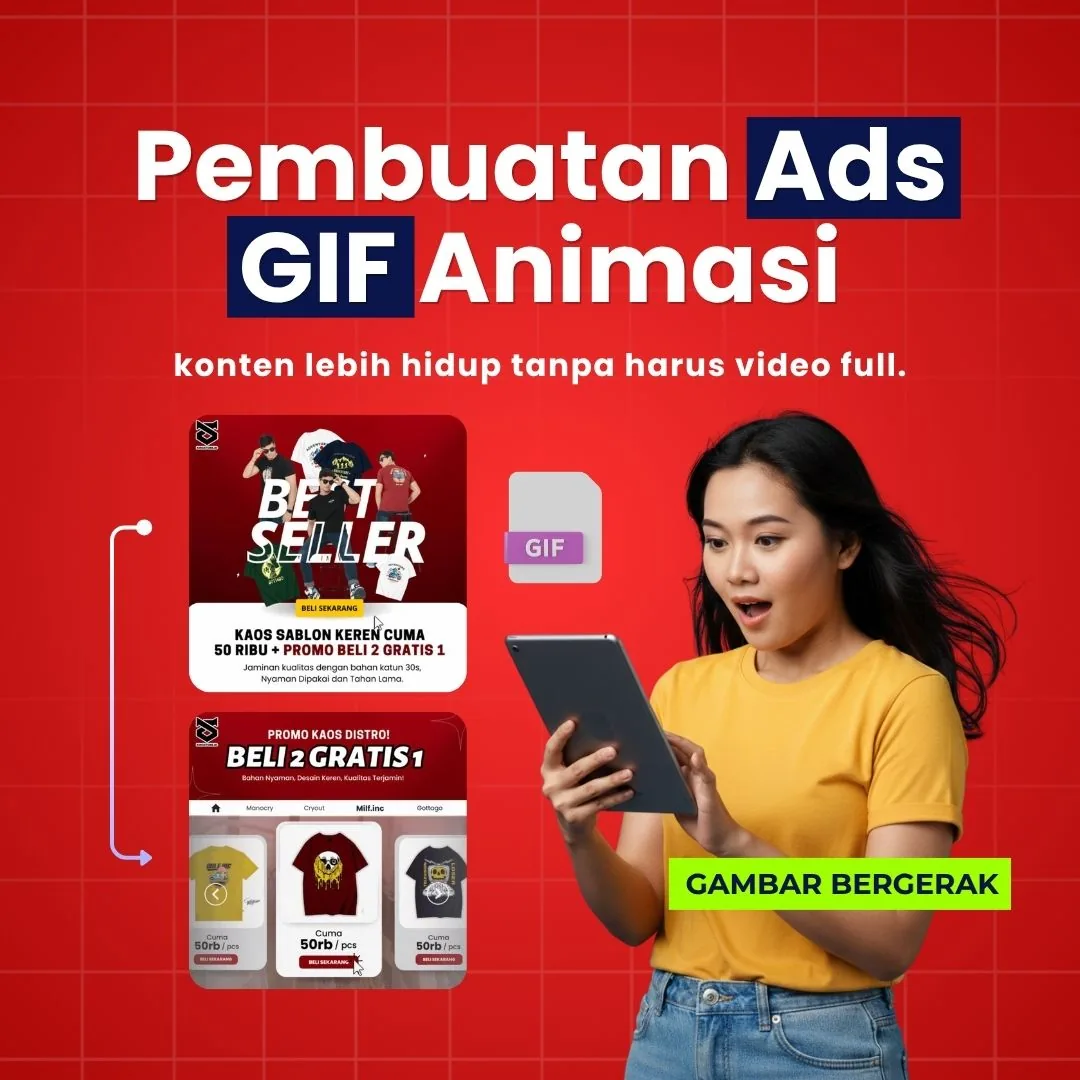 Jasa Pembuatan GIF Animasi Promosi | GIF Iklan, Banner & Konten Sosial Media