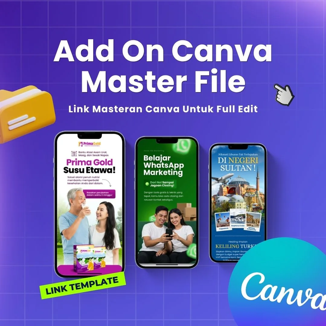 Add On | Masteran Canva Lanidng page