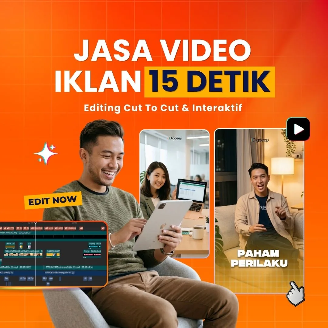Jasa Pembuatan Video Promosi 15 Detik Cocok untuk TikTok, Reels & Ads Cepat