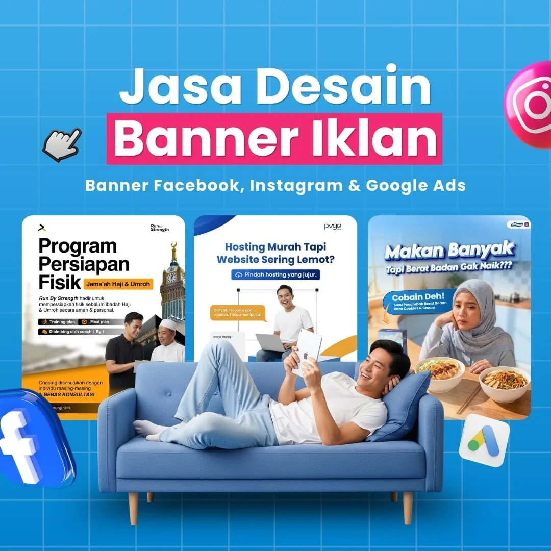 Jasa Desain Banner Iklan (Ads) | Banner Facebook, Instagram & Google Ads
